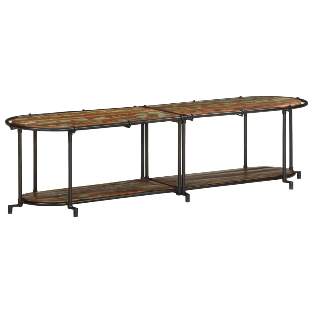 Vidaxl tv-meubel 160x42x40 cm massief gerecycled hout