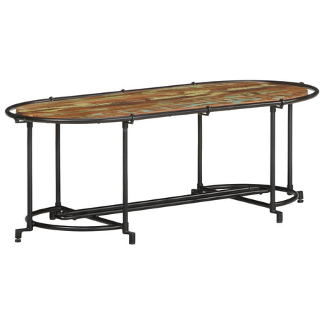 Vidaxl salontafel 110x55x40 cm massief gerecycled hout