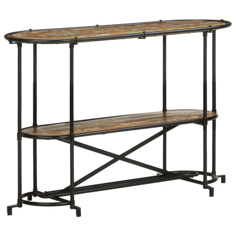 Vidaxl wandtafel 110x42x76 cm massief gerecycled hout