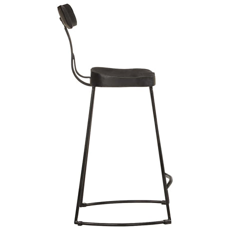Vidaxl barkrukken 2 st 49x43x88 cm massief mangohout zwart