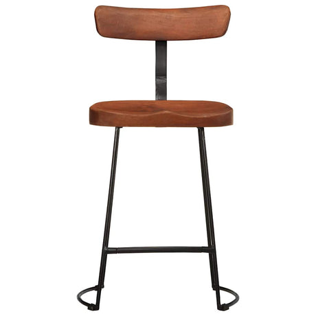 Vidaxl barkrukken 2 st 49x43x79 cm massief mangohout
