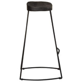 Vidaxl barkrukken 2 st zwart 45x40x78 cm massief mangohout