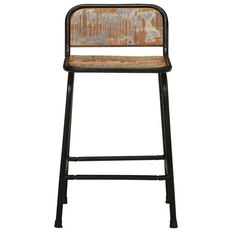 Vidaxl barkrukken 2 st 46x35,5x70 cm massief gerecycled hout