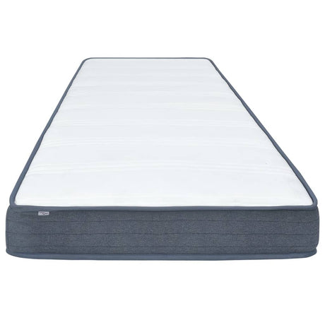 Vidaxl boxspringmatras 140x190x20 cm medium zacht stof