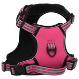 VidaXL Hundegeschirr mit reflektierenden Streifen verstellbar in Rosa