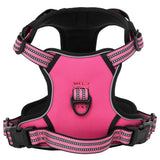 VidaXL Hundegeschirr mit Leine und Halsband verstellbar in Rosa
