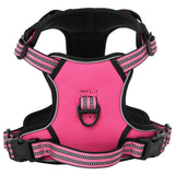 VidaXL Hundegeschirr mit Leine und Halsband verstellbar XL Pink