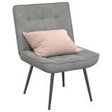 Vidaxl relaxstoel 64x74x84 cm fluweel lichtgrijs