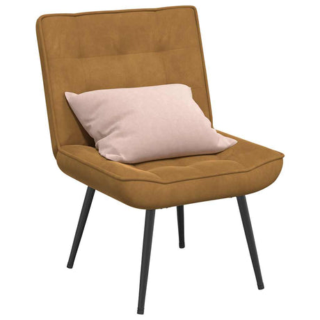 Vidaxl relaxstoel 64x74x84 cm fluweel bruin