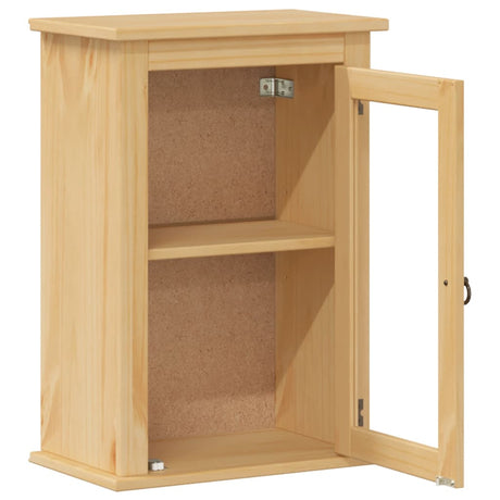 Vidaxl badkamerwandkast corona 45x27x64,5 cm massief grenenhout