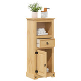 Vidaxl badkamerkast corona 45x33x110 cm massief grenenhout