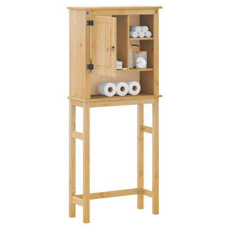 Vidaxl wasmachinekast corona massief grenenhout