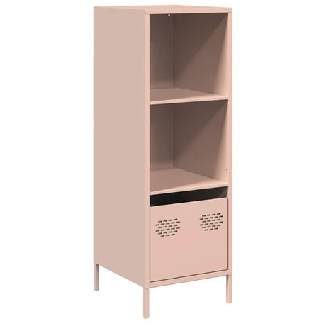 Vidaxl hoge kast 35x39x103,5 cm staal roze