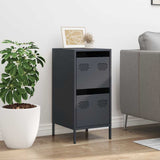 Vidaxl dressoir 35x39x73,5 cm koudgewalst staal antracietkleurig