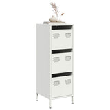 Vidaxl hoge kast 39x35x103,5 cm staal zwart