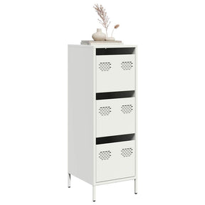 Vidaxl hoge kast 39x35x103,5 cm staal zwart