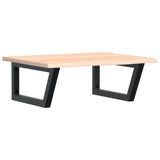 Vidaxl badkamer wandschap staal en massief eikenhout