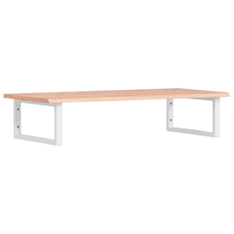 Vidaxl badkamer wandschap staal en massief eikenhout