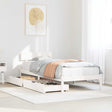 Vidaxl bedframe zonder matras massief grenenhout wit 90x190 cm