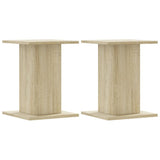 VidaXL Lautsprecherständer 2 Stück 30x30x40 cm Holzwerkstoff Sonoma-Eiche