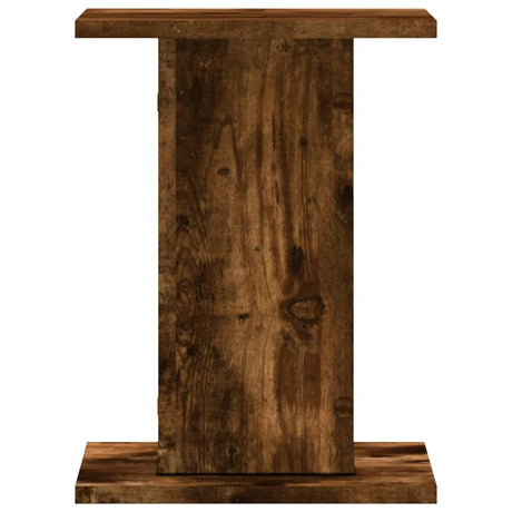 Vidaxx Lautsprecherständer 2 Stück 30x30x40 cm verarbeitetes Holz geräucherte Eiche