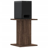 Vidaxl speakerstandaards 2 st 30x30x40 cm bewerkt hout bruin eiken