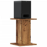 VidaXL Lautsprecherständer 2 Stück 30x30x40 cm behandeltes Holz, altholzfarben