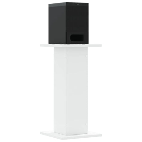 Vidaxx Lautsprecherständer 2 Stk. 30x30x60 cm verarbeitetes Holz weiß