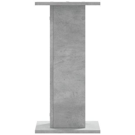 VidaXL Lautsprecherständer 2 Stück 30x30x60 cm Holzwerkstoff Betongrau