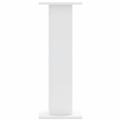 Vidaxx Lautsprecherständer 2 Stk. 30x30x80 cm verarbeitetes Holz weiß