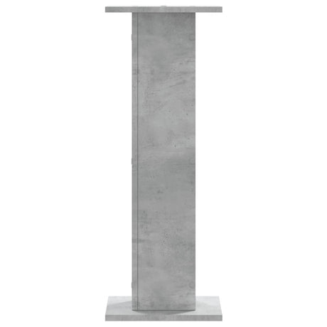Vidaxx Lautsprecherständer 2 Stück 30x30x80 cm Holzwerkstoff Betongrau