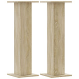 Vidaxx Lautsprecherständer 2 Stück 30x30x95 cm Holzwerkstoff Sonoma-Eiche