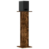 VidaXL Lautsprecherständer 2 Stück 30x30x95 cm verarbeitetes Holz geräucherte Eiche