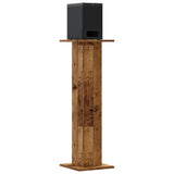 VidaXL Lautsprecherständer 2 Stück 30x30x95 cm behandeltes Holz, altholzfarben