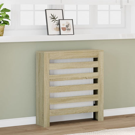 Vidaxx-Heizkörperverkleidung 78x20x82 cm, Holzwerkstoff Sonoma-Eiche-farbig