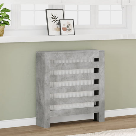 Vidaxx Heizkörperverkleidung 78x20x82 cm Holzwerkstoff Betongrau