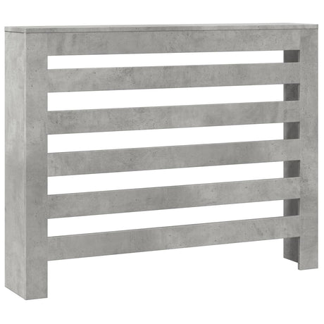 Vidaxx Heizkörperverkleidung 104x20x82 cm Holzwerkstoff Betongrau
