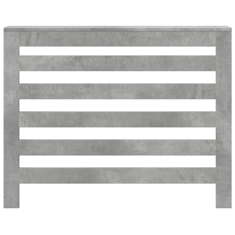 Vidaxx Heizkörperverkleidung 104x20x82 cm Holzwerkstoff Betongrau