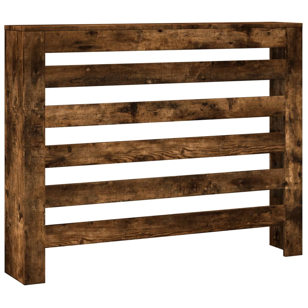 VidaXL Heizkörpergehäuse 104 x 20 x 82 cm, Holzwerkstoff, geräucherte Eiche