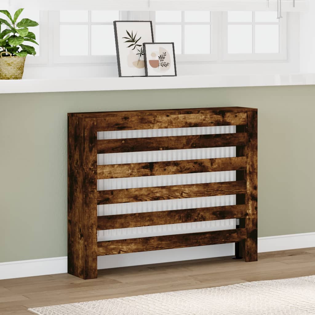 Vidaxx Heizkörpergehäuse 104x20x82 cm verarbeitetes Holz, geräucherte Eiche