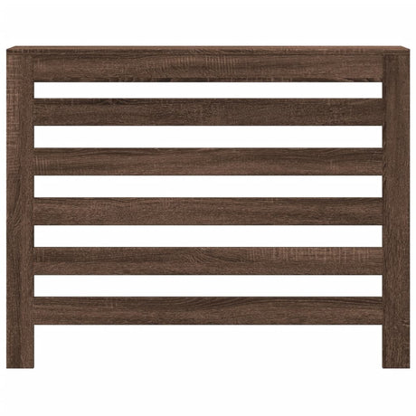 Vidaxx Heizkörperverkleidung 104x20x82 cm Holzwerkstoff, braune Eiche