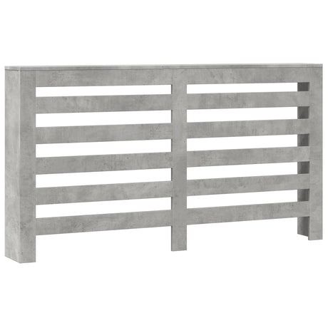 Vidaxx Heizkörperverkleidung 149x20x82 cm Holzwerkstoff Betongrau