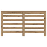 Vidaxx-Heizkörpergehäuse 149 x 20 x 82 cm, handgefertigtes Holz, handwerkliche Eichenfarbe