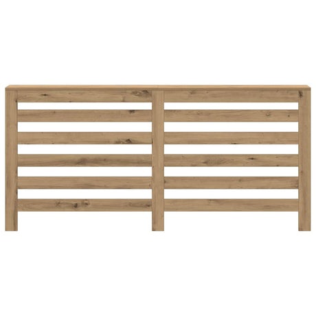 Vidaxx-Heizkörpergehäuse 175 x 20 x 82 cm, handgefertigtes Holz, handwerkliche Eichenfarbe