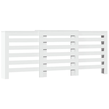 Vidaxx Heizkörperverkleidung 205x21,5x83,5 cm Holzwerkstoff weiß