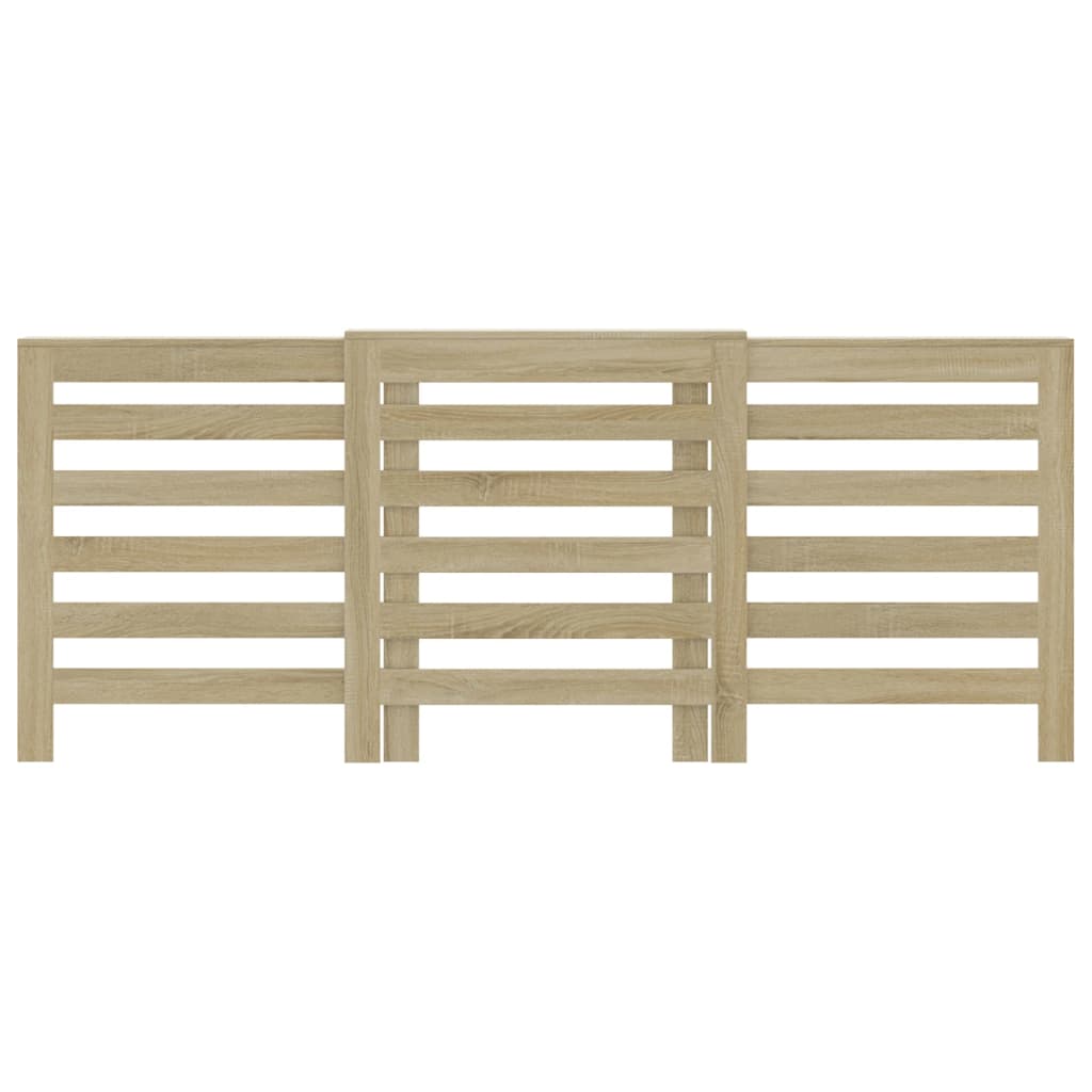 Vidaxx-Heizkörperverkleidung 205 x 21,5 x 83,5 cm, Holzwerkstoff, Farbe Sonoma-Eiche