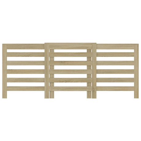 Vidaxx-Heizkörperverkleidung 205 x 21,5 x 83,5 cm, Holzwerkstoff, Farbe Sonoma-Eiche