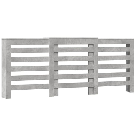 Vidaxx Heizkörperumbau 205x21,5x83,5 cm Holzwerkstoff Betongrau