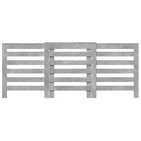 Vidaxx Heizkörperumbau 205x21,5x83,5 cm Holzwerkstoff Betongrau