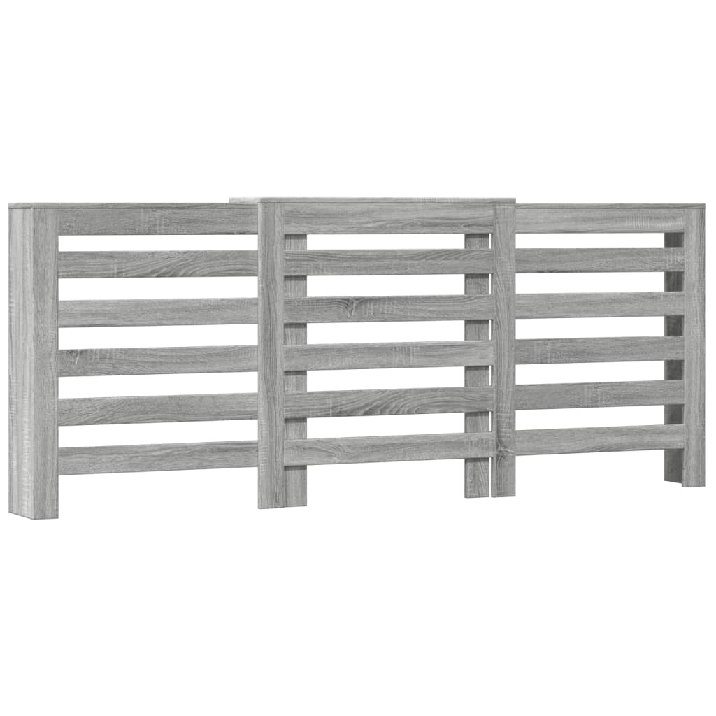 Vidaxx-Heizkörperverkleidung 205 x 21,5 x 83,5 cm, Holzwerkstoff Sonoma-Eiche grau